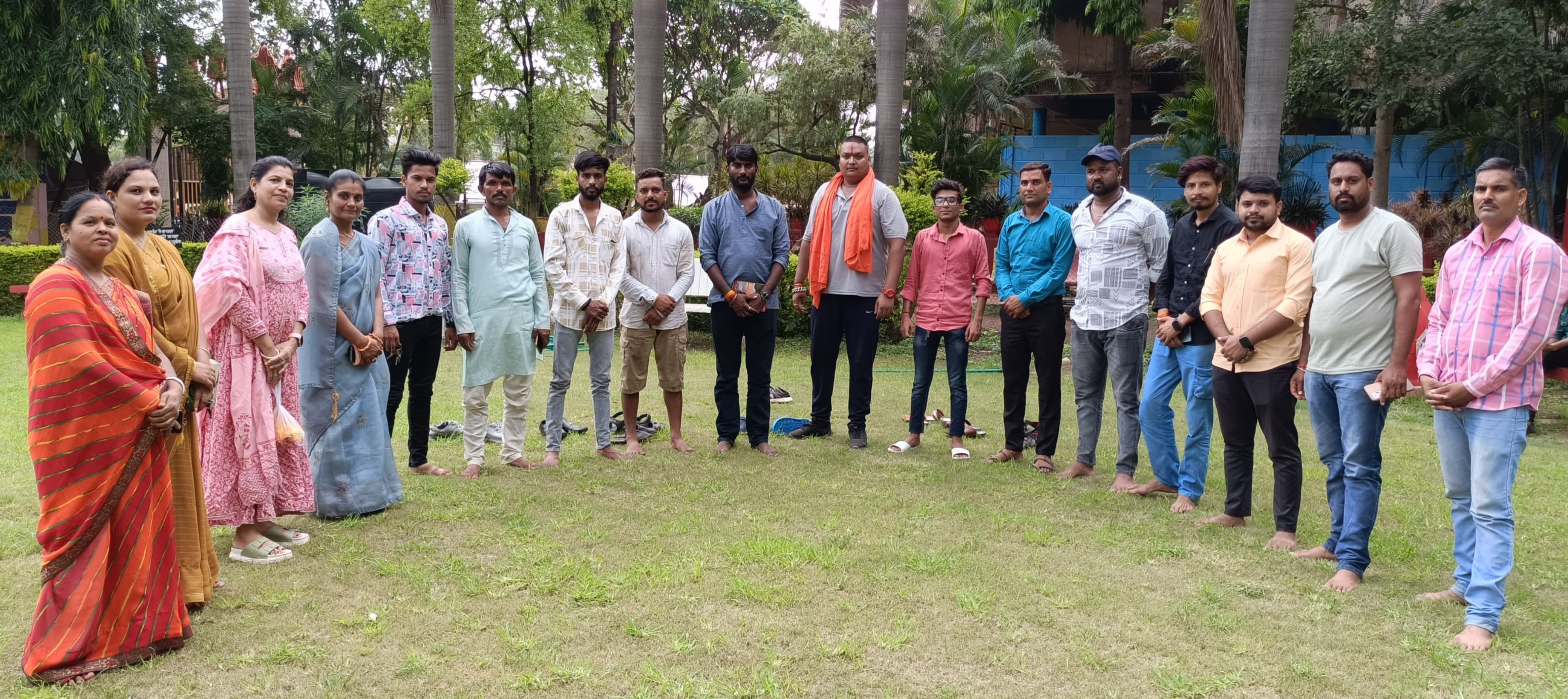 नमो ग्रुप फाउंडेशन की कामकाजी बैठक गाँधीवाटिक में संपन्न