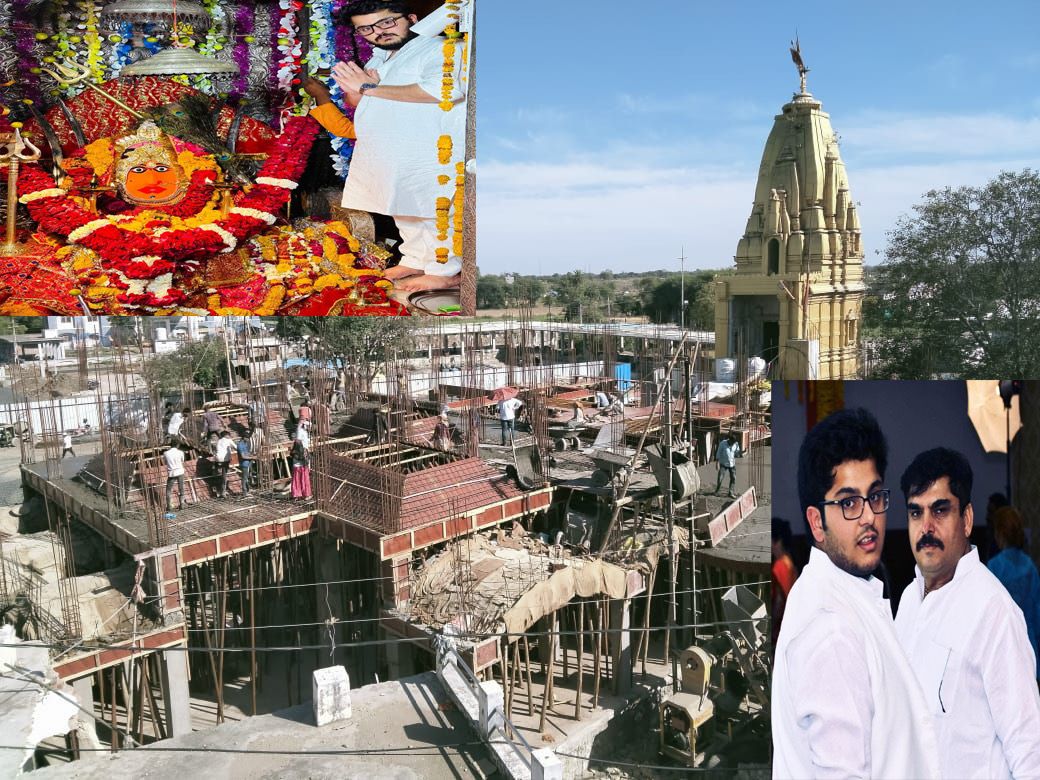 युवा समाजसेवी अरूल अरोरा (गंगानगर) द्वारा महाष्टमी पर भादवामाता में महाप्रसादी का वितरण,गंगानगर परिवार द्वारा दिव्य मंदिर निर्माण भी युद्ध स्तर पर जारी