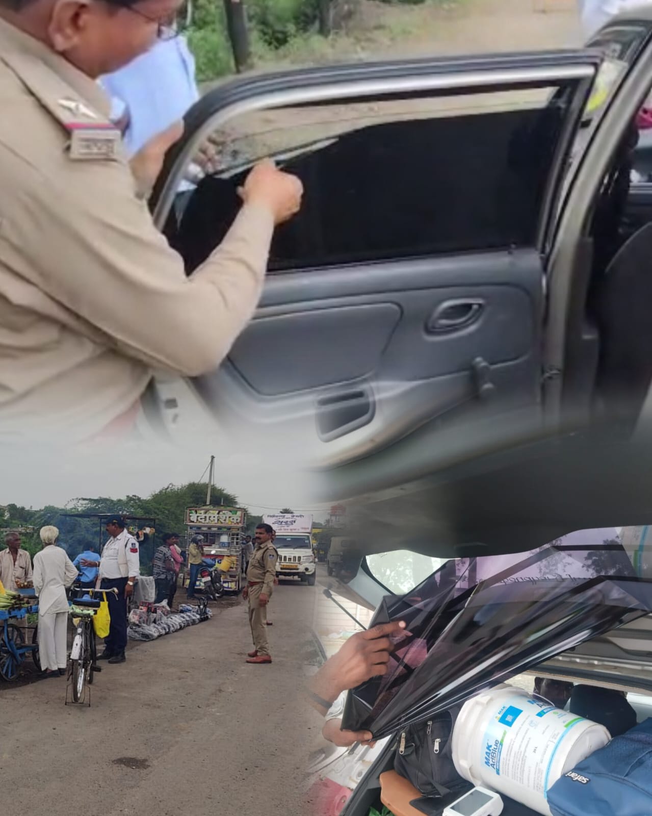 यातायात प्रभारी अमित सारस्वत के नेतृत्व में पुलिस टीम ने मालाखेड़ा और जैतपुरा फंटा पर ठेले हटाए, ब्लैक फिल्म हटाकर बनाए चालान,पढ़े समाचार