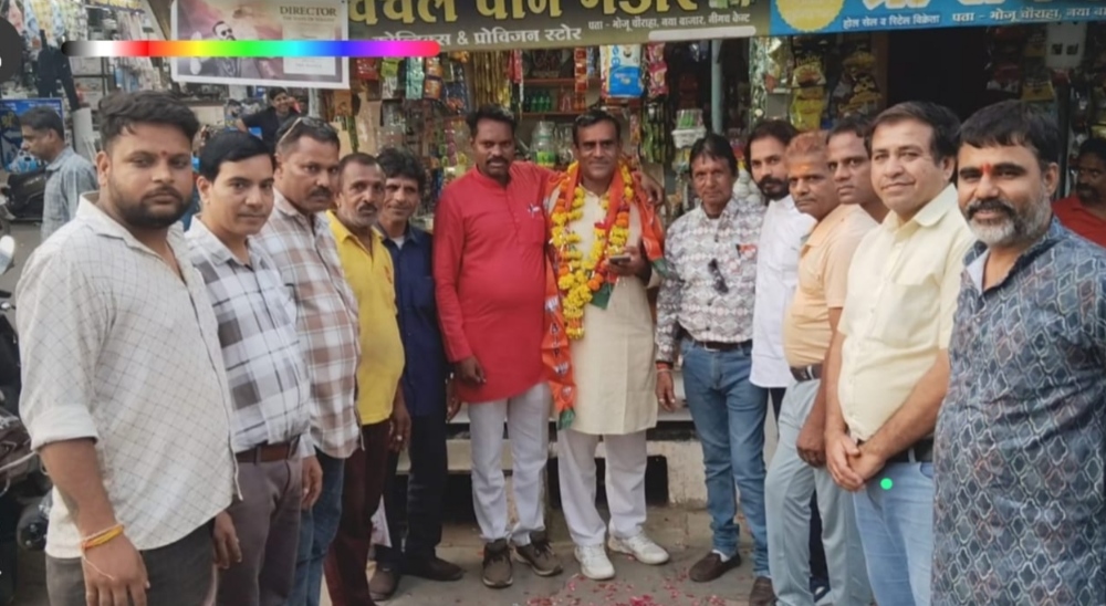 नीमच में समाजसेवी व राजनीतिक संगठनों ने मनाया भाजपा नेता उमराव सिंह गुर्जर का जन्मदिवस, भौजू चोराहे पर किया सम्मान