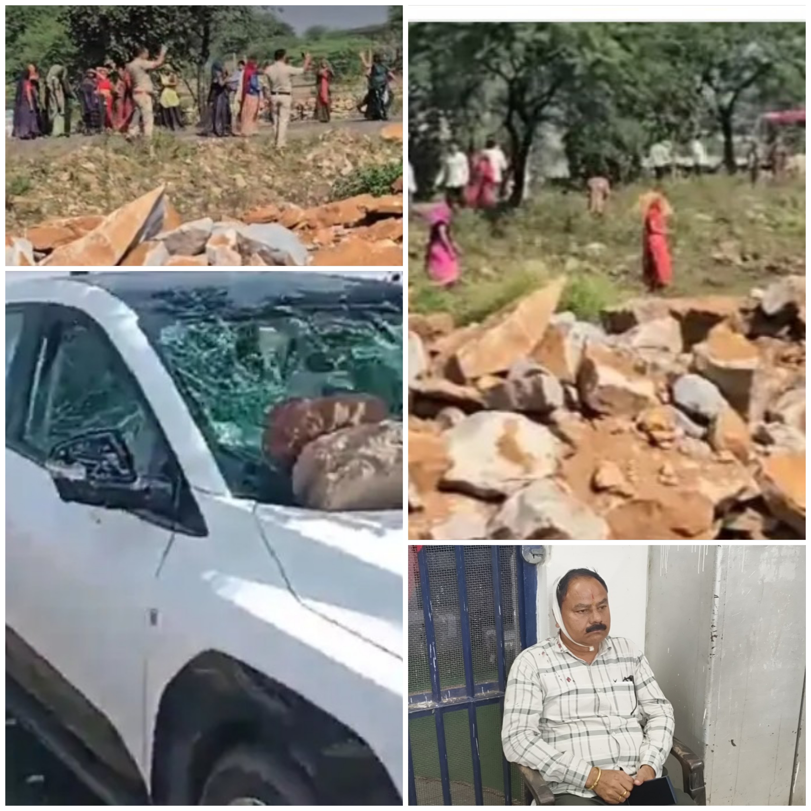 मोरवन में 350 करोड़ की टेक्सटाइल फैक्ट्री के विरोध में उग्र हुआ आंदोलन,पुलिस और प्रदर्शनकारियों में हुई झड़प,