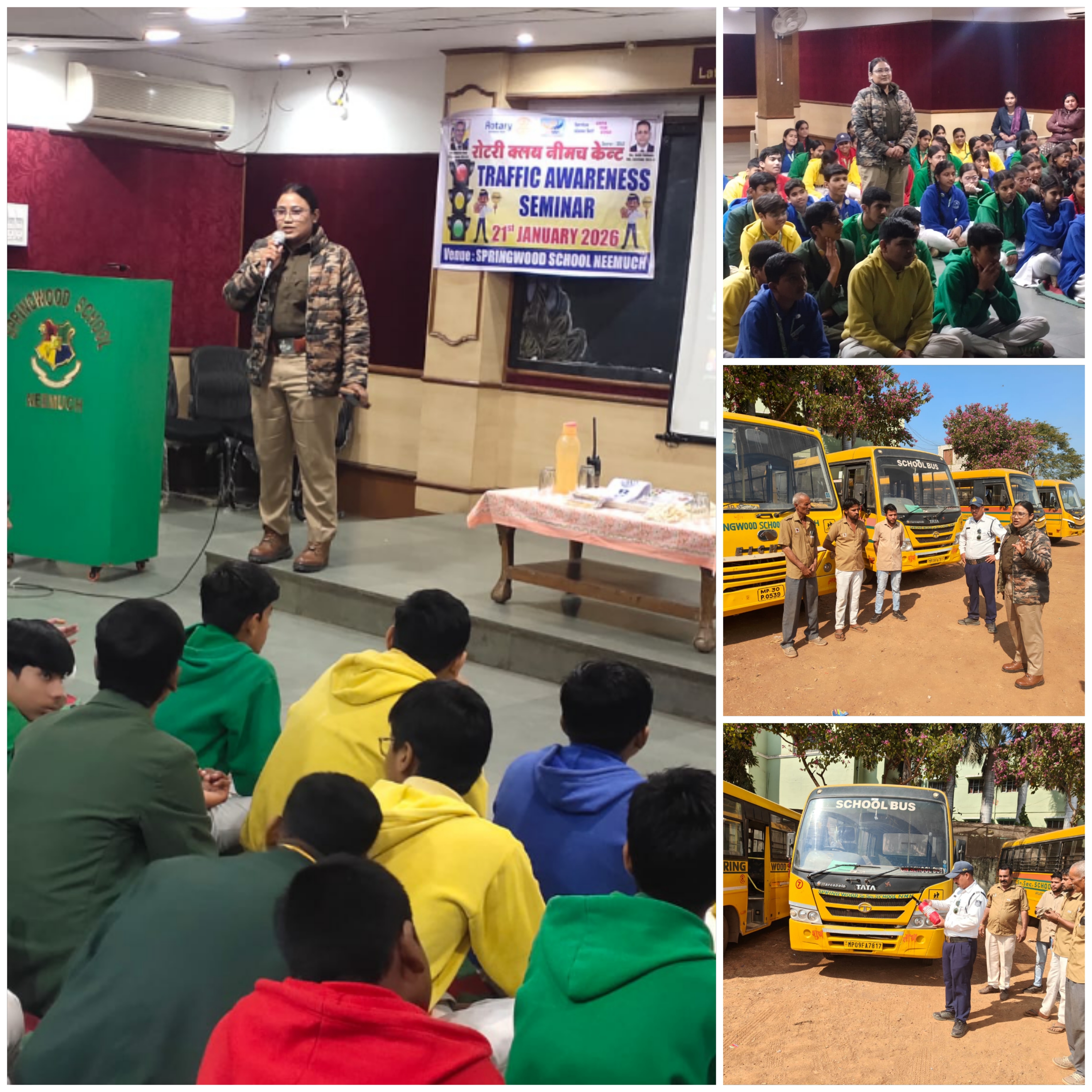 पुलिस मुख्यालय द्वारा “सड़क सुरक्षा – जीवन रक्षा” थीम पर आयोजित राष्ट्रीय सड़क सुरक्षा माह के अंतर्गत यातायात पुलिस द्वारा विशेष अभियान