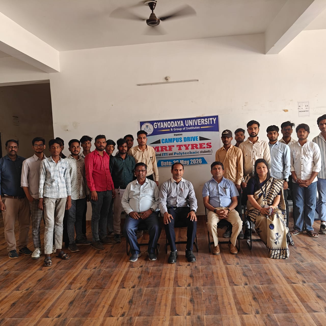 ज्ञानोदय के 29 विद्यार्थियों का हुआ MRF टायर्स में रिकॉर्ड प्लेसमेंट