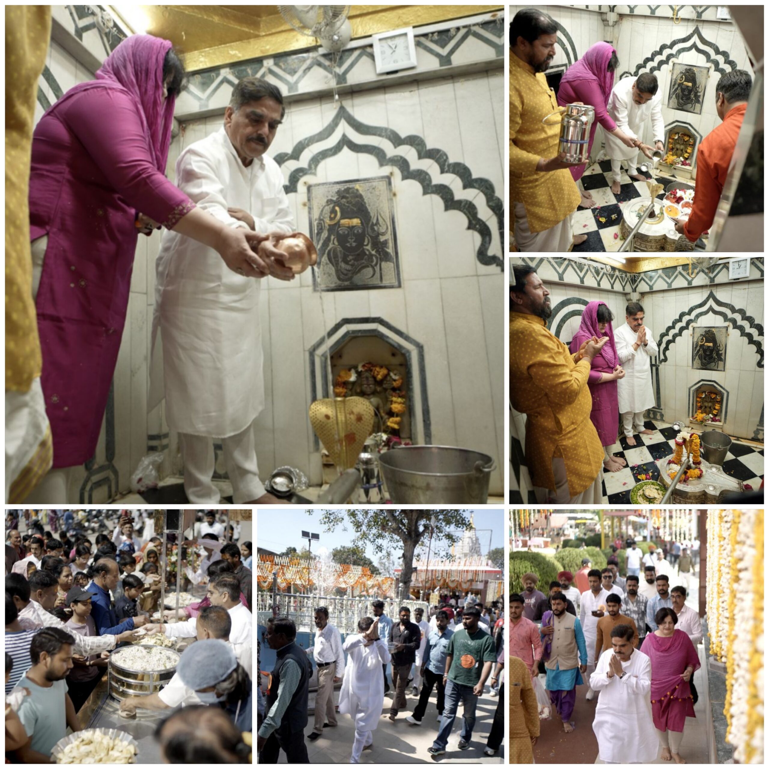 हर-हर महादेव” से गूंजा किलेश्वर  महादेव मंदिर,101 क्विंटल महाप्रसादी में उमड़ा आस्था का सैलाब समाजसेवी अशोक अरोरा गंगानगर ने सपत्नीक की पूजा—अर्चना, 101 क्विंटल महाप्रसादी का वितरण— श्री किलेश्वर महादेव मंदिर पर शिवरात्रि पर लगा भक्तों का तांता