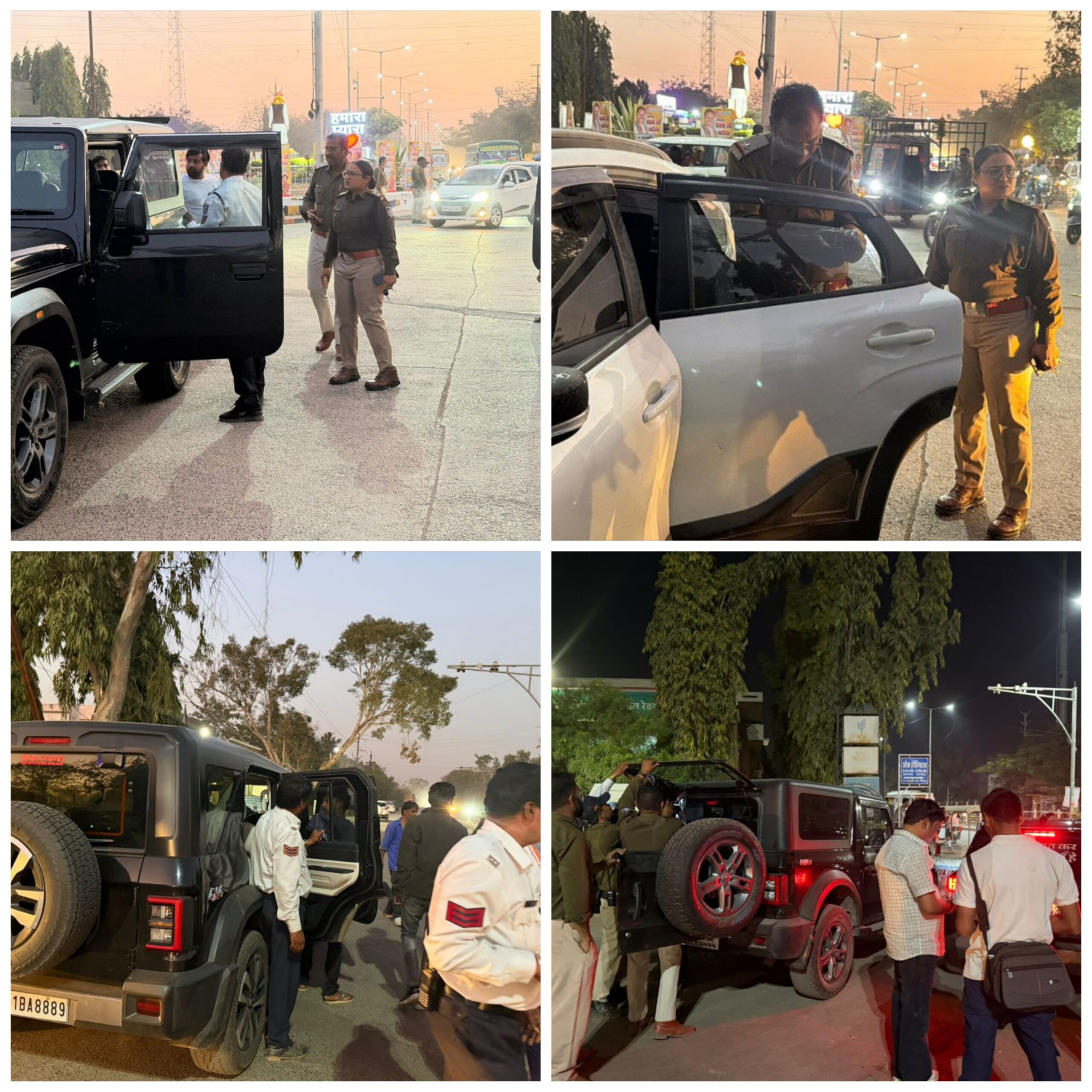 नीमच की सड़कों पर सोनू बडगूजर का ‘एक्शन’एम्बुलेंस हो या रसूखदार, गाड़ियों से उतरवाई काली फिल्म, वसूला भारी जुर्माना