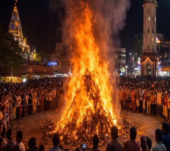 नीमच की प्राचीन होलीः कुम्हारा गली-दाना गली चौराहा एवं घंटाघर पर 2 मार्च को रात्रि 1:30 बजे होगा होलिका दहन