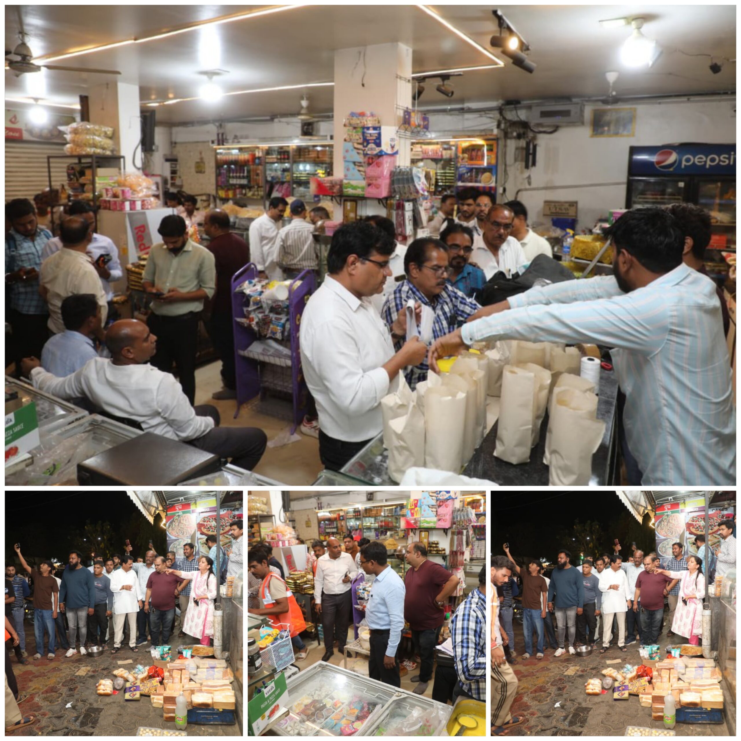 रतन स्वीट्स एंड बेकरी पर प्रशासन की अब तक की बड़ी कार्रवाई, सड़ा मावा,एक्सपायरी मिठाइयों ओर गंदगी का जखीरा पकड़ा, घरेलू गैस सिलेंडर मिलने पर दुकान सील,एक क्विंटल से अधिक मावा जप्त